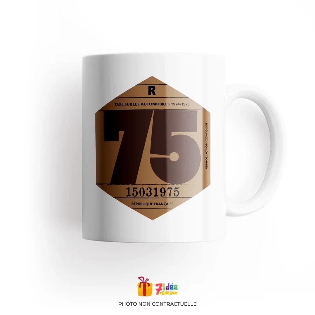 Mug "Vignette Automobile" : 1975
