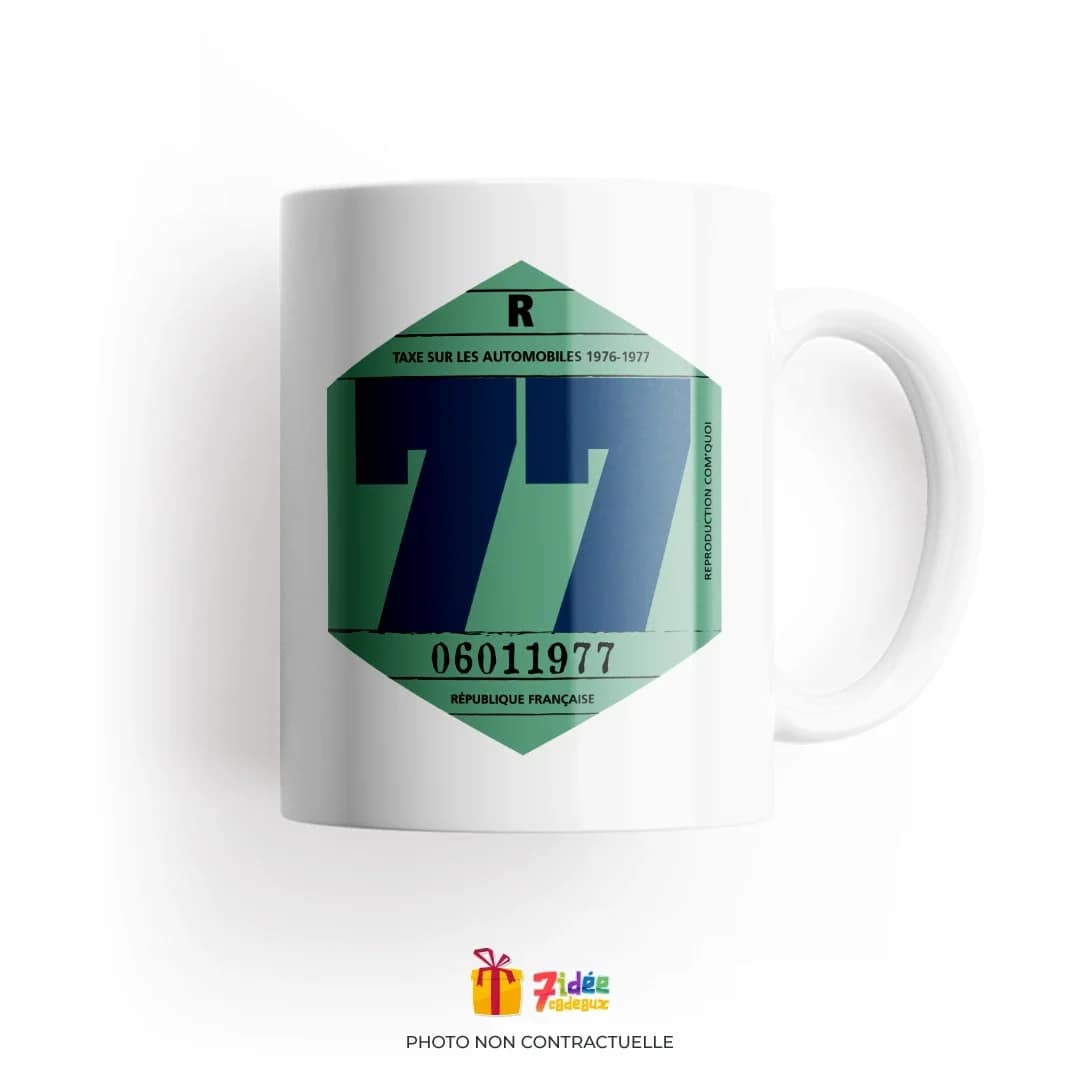 Mug "Vignette Automobile" : 1977