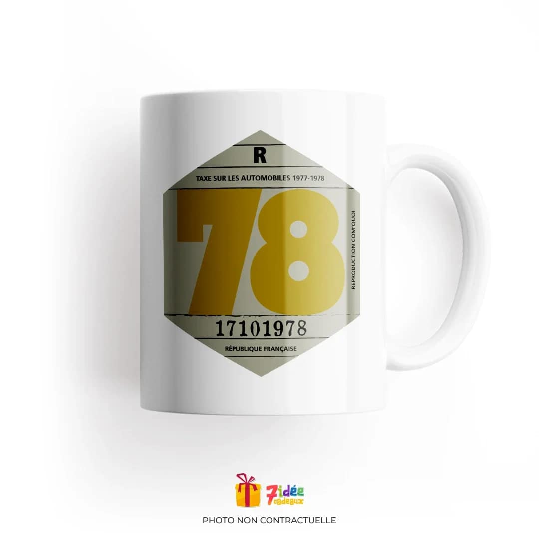 Mug "Vignette Automobile" : 1978