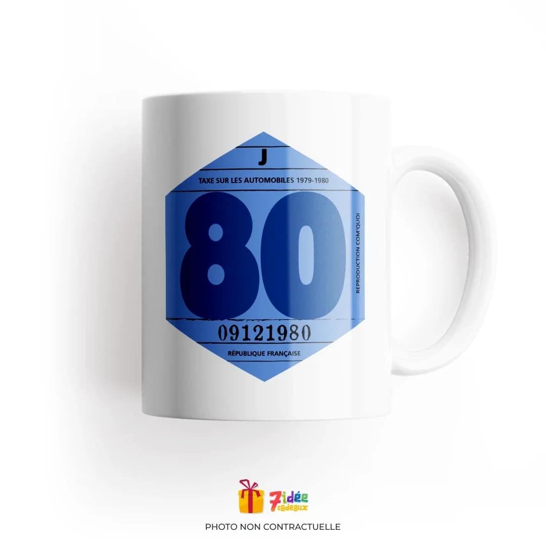 Mug "Vignette Automobile" : 1980