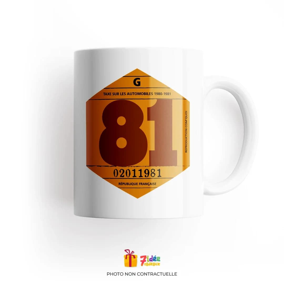 Mug "Vignette Automobile" : 1981