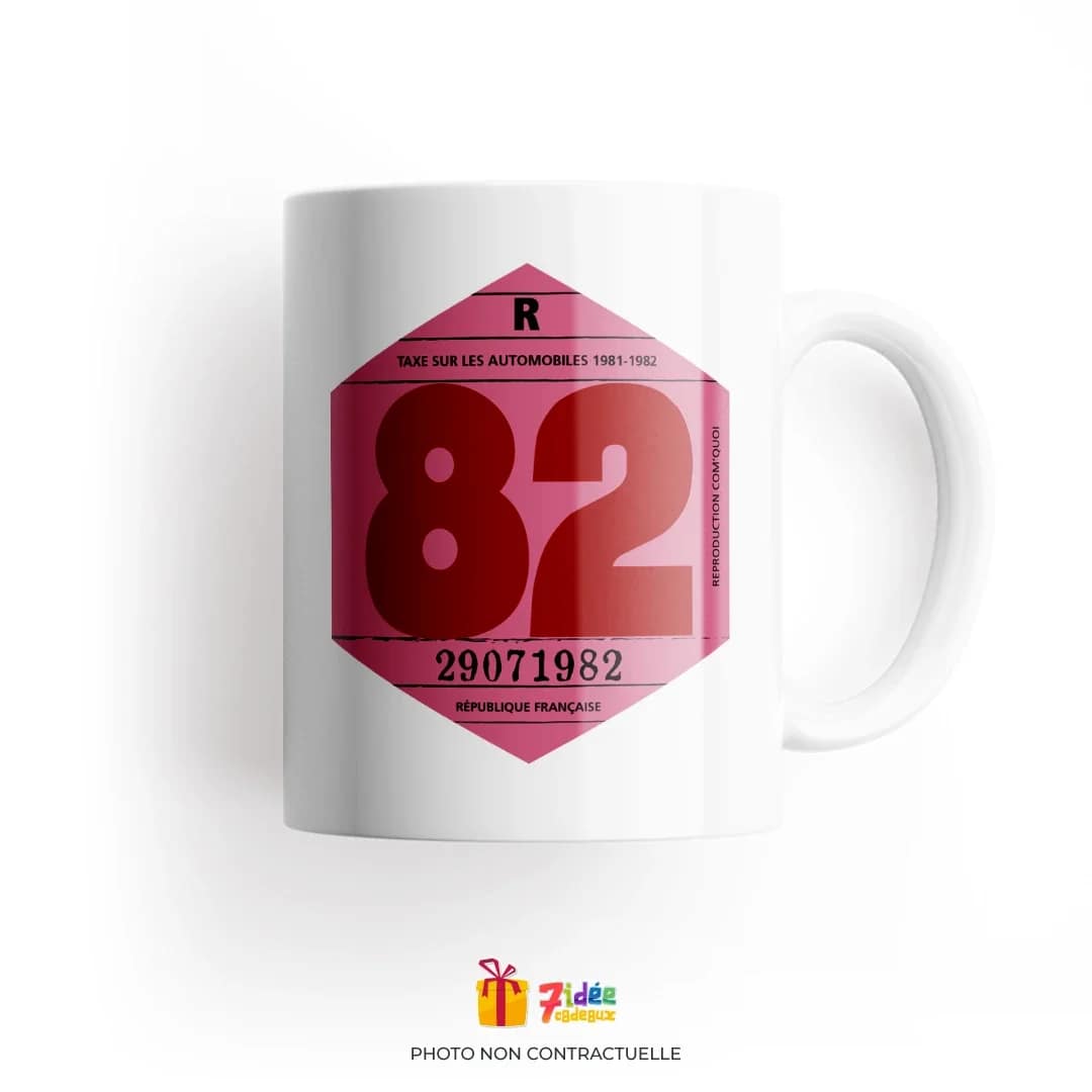 Mug "Vignette Automobile" : 1982