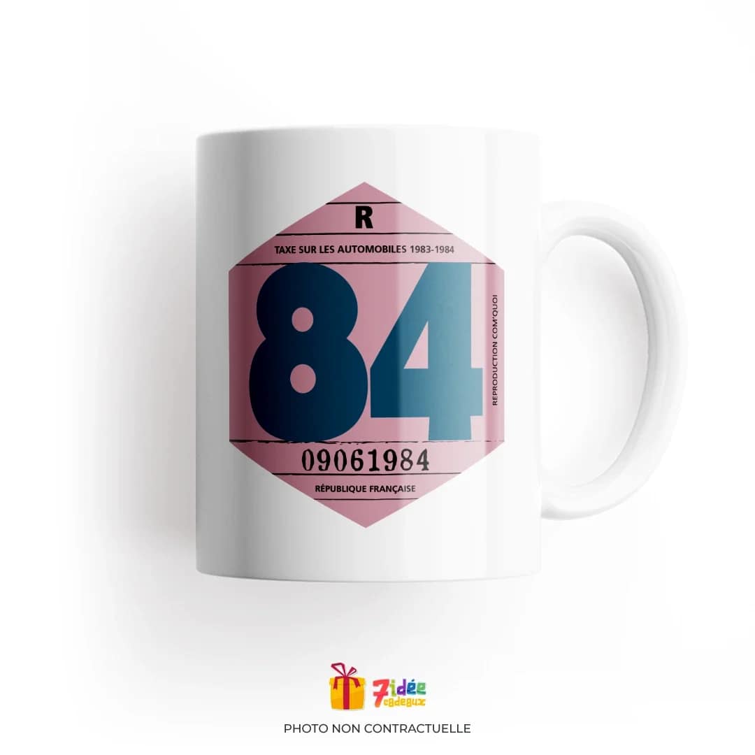 Mug "Vignette Automobile" : 1984