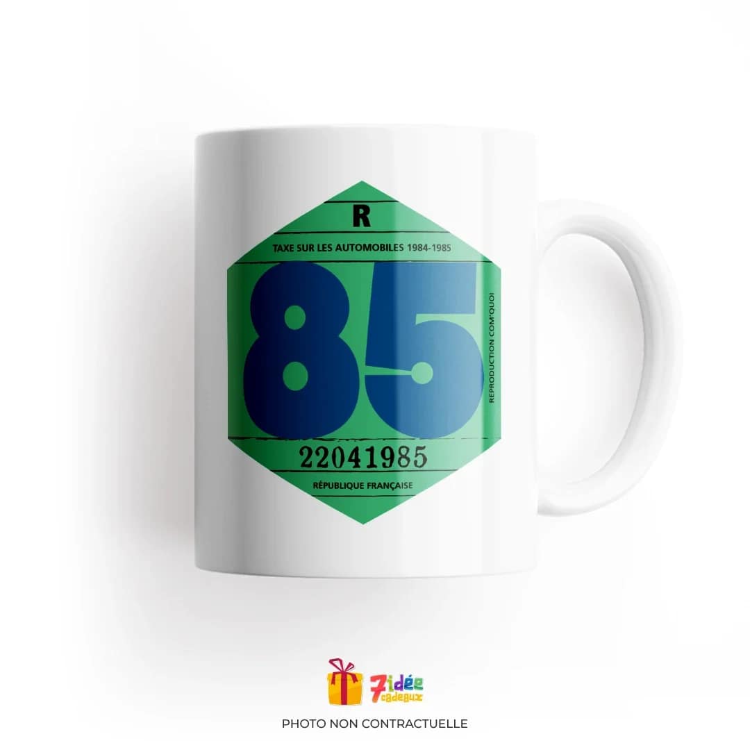 Mug "Vignette Automobile" : 1985