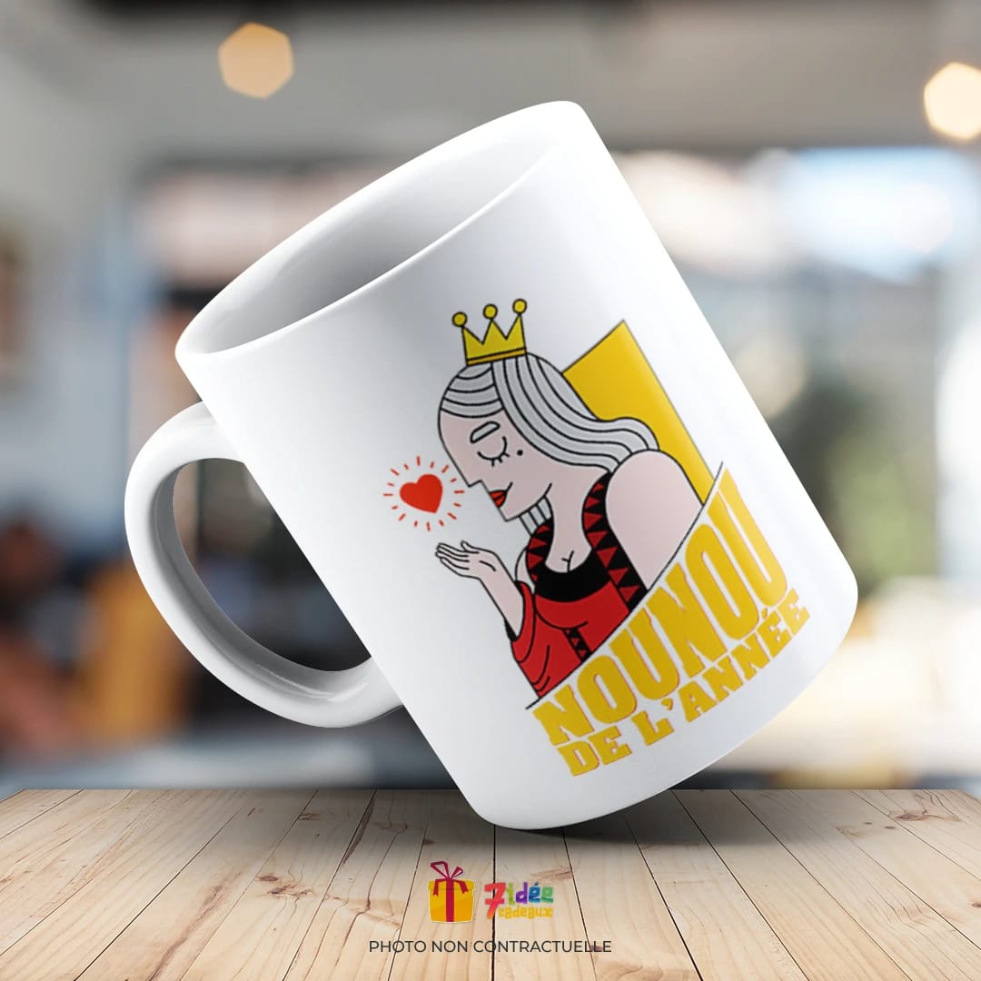 Mug "Nounou de l'année" – Image 5