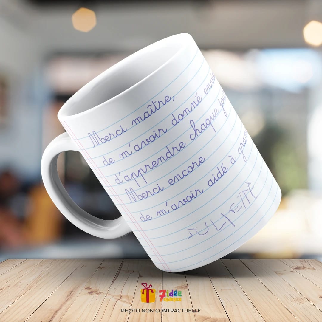 Mug "Je suis un maître qui a la classe" | 7idée cadeaux