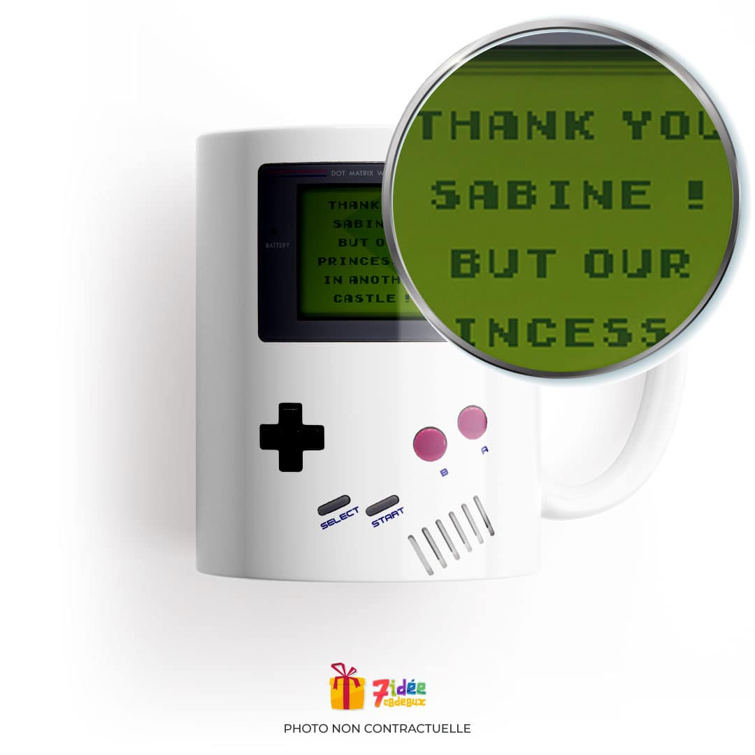 Mug "Rétro Gaming : Princesse" | 7idée cadeaux