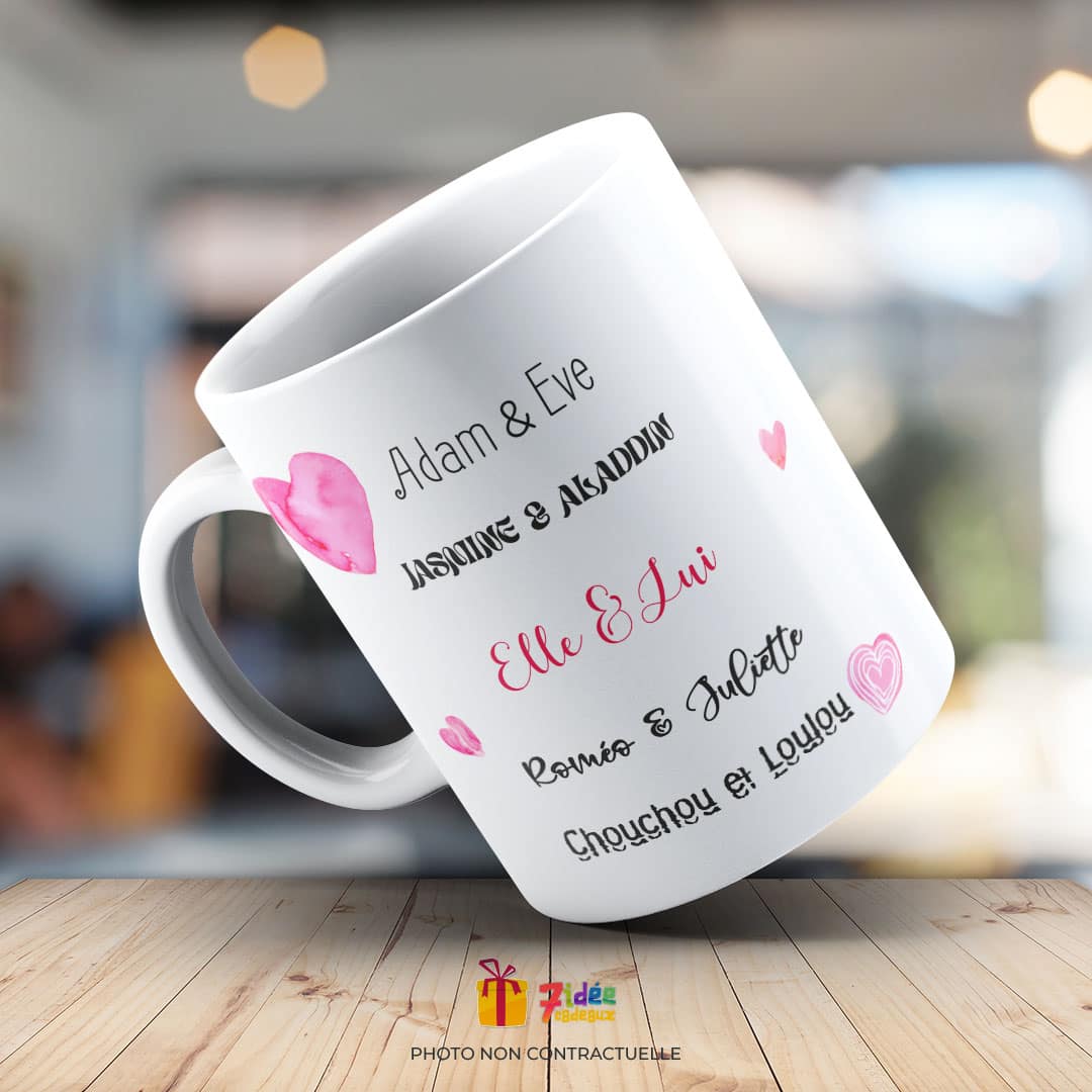 Mug "Couples Célèbres" | 7idée cadeaux