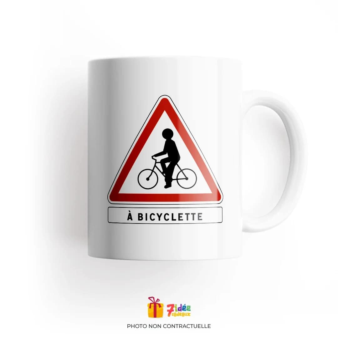 Mug "À bicyclette" | 7idée cadeaux