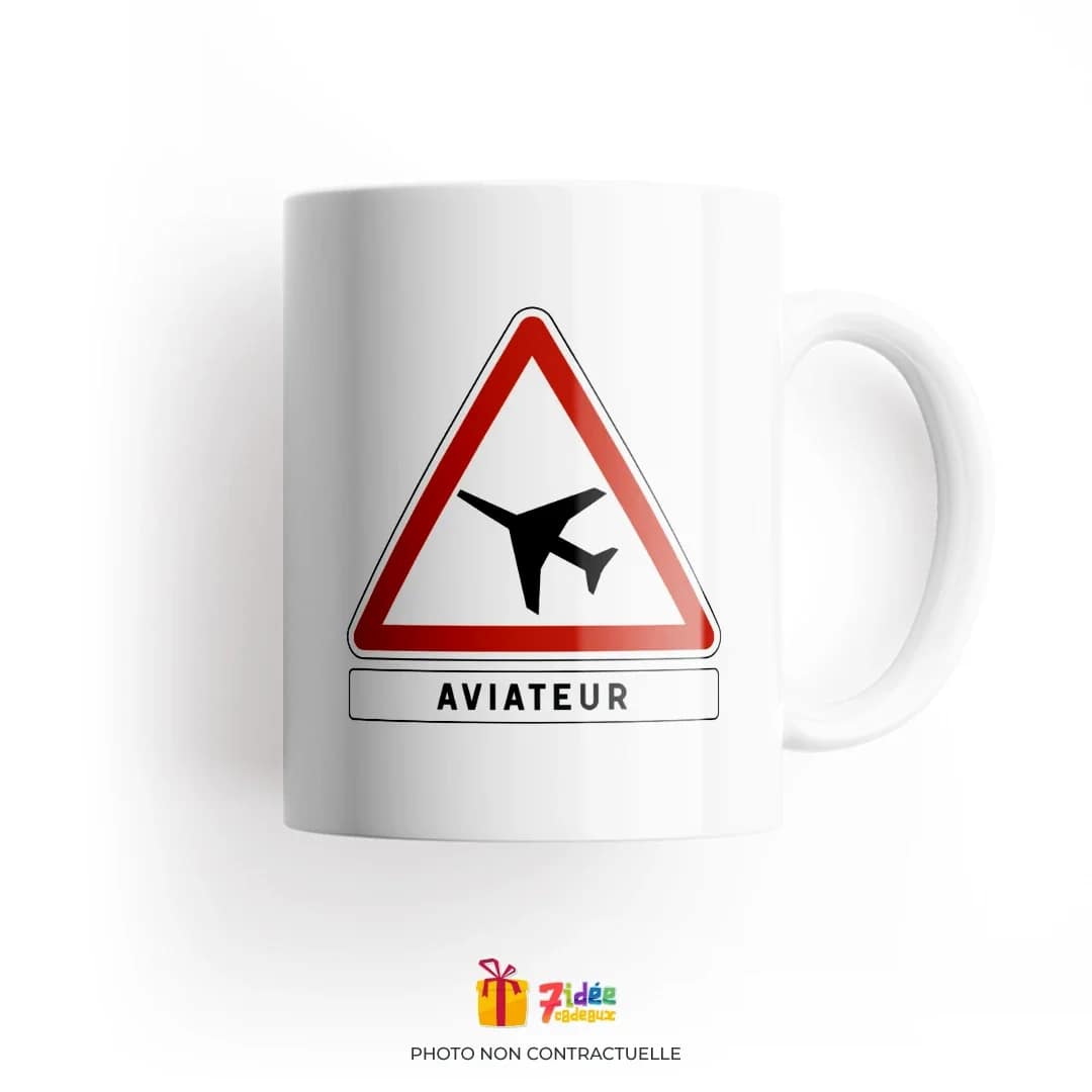 Mug "Aviateur" | 7idée cadeaux