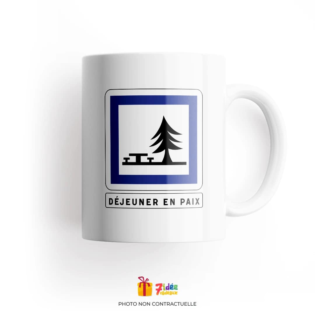 Mug "Déjeuner en paix" | 7idée cadeaux