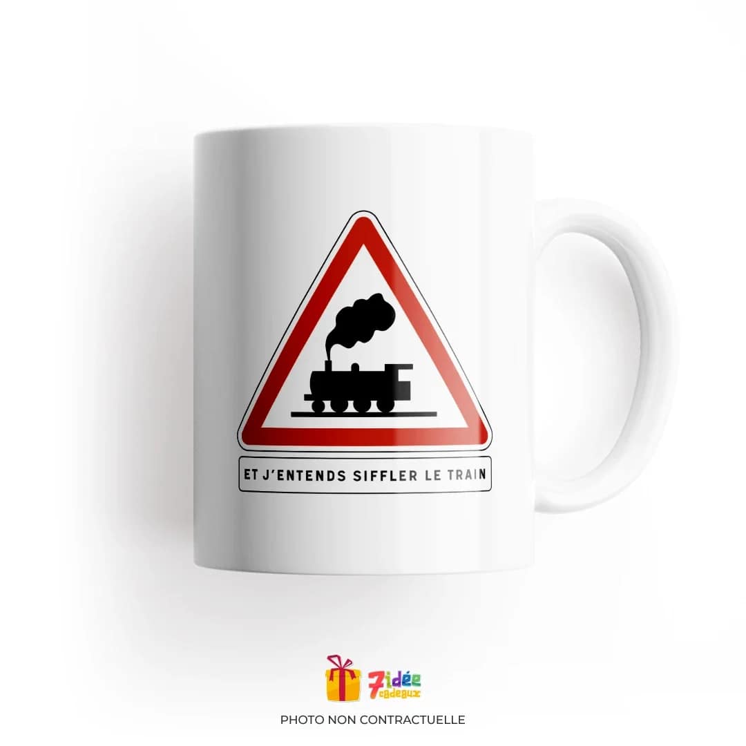 Mug "Et j'entends siffler le train" | 7idée cadeaux