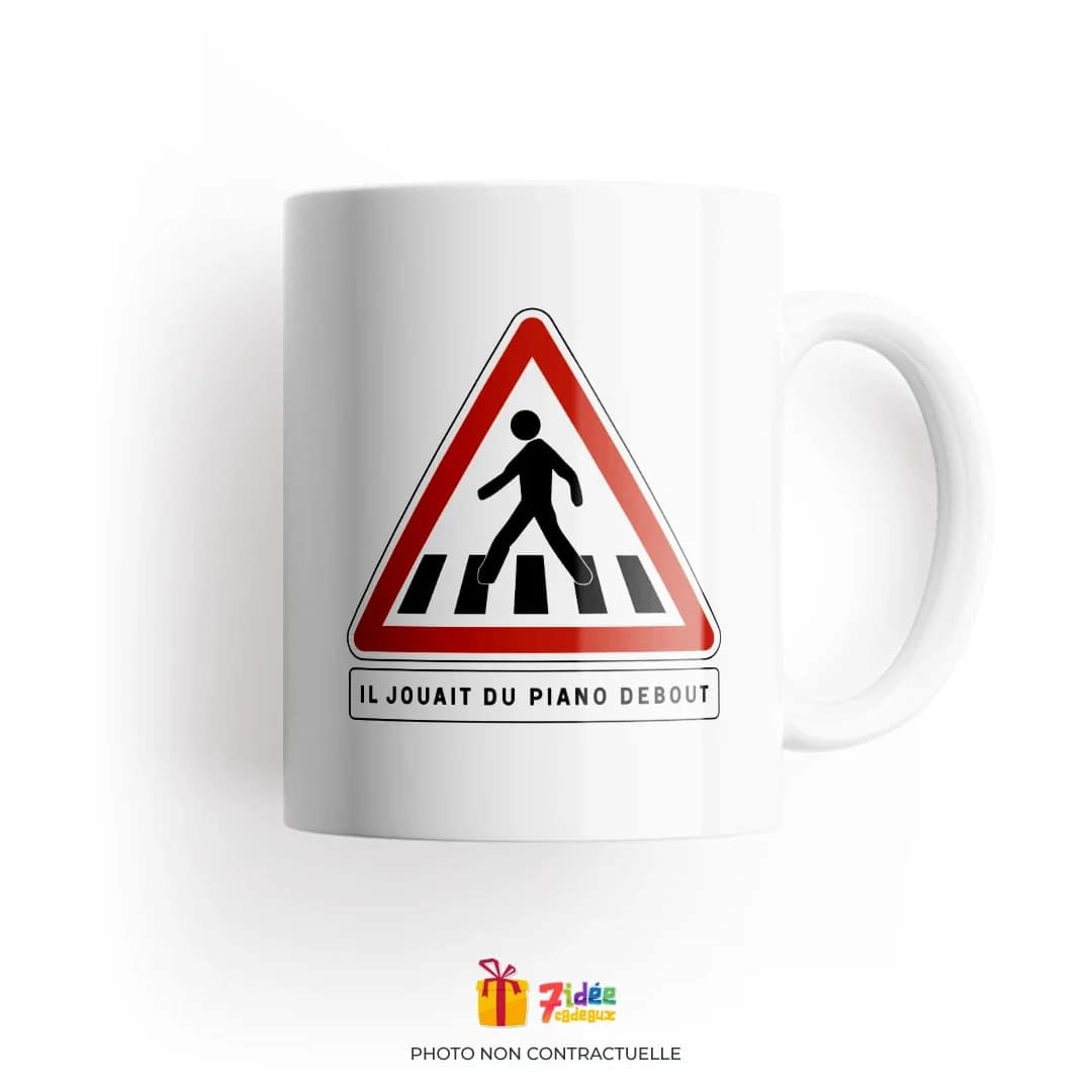 Mug "Il jouait du piano debout" | 7idée cadeaux