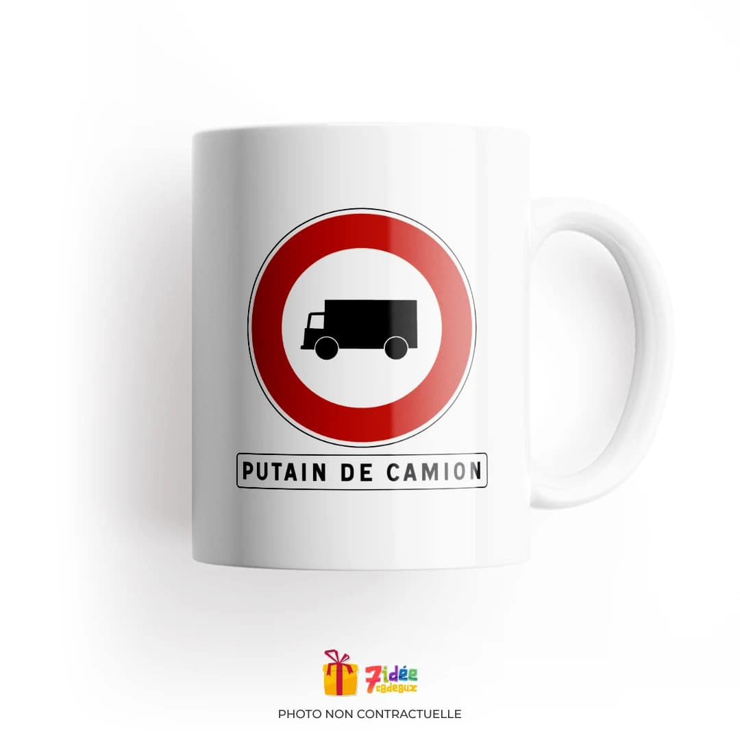 Mug "Putain de camion" | 7idée cadeaux