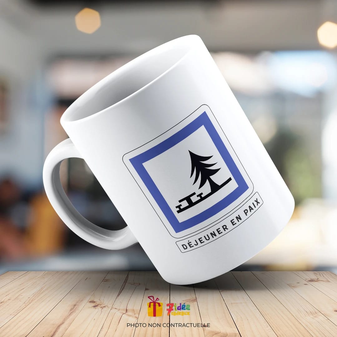 Mug "Déjeuner en paix" | 7idée cadeaux