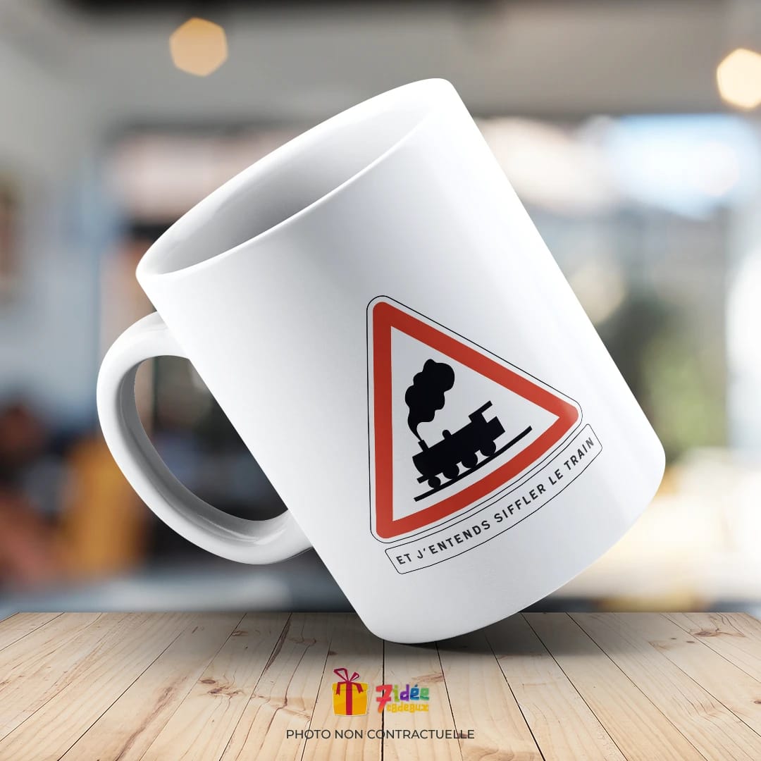 Mug "Et j'entends siffler le train" | 7idée cadeaux