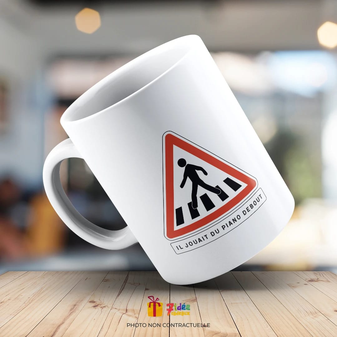 Mug "Il jouait du piano debout" | 7idée cadeaux