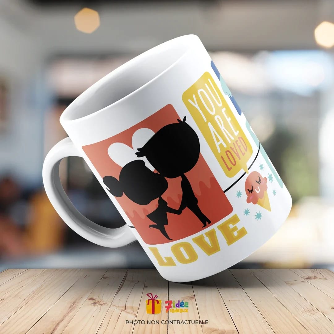 Mug "Love You & Me" | 7idée cadeaux