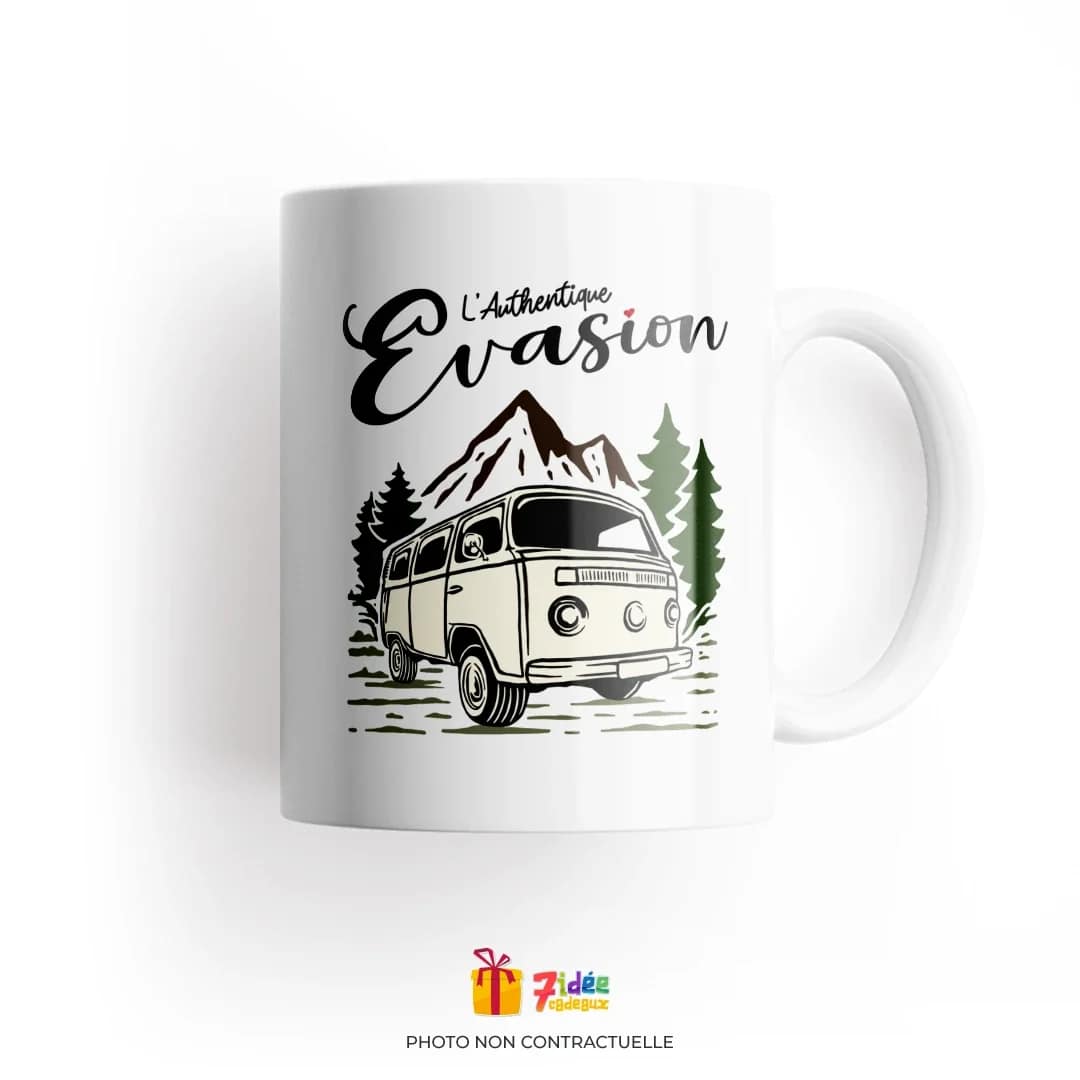 Mug "L'Authentique Évasion" | 7idée cadeaux