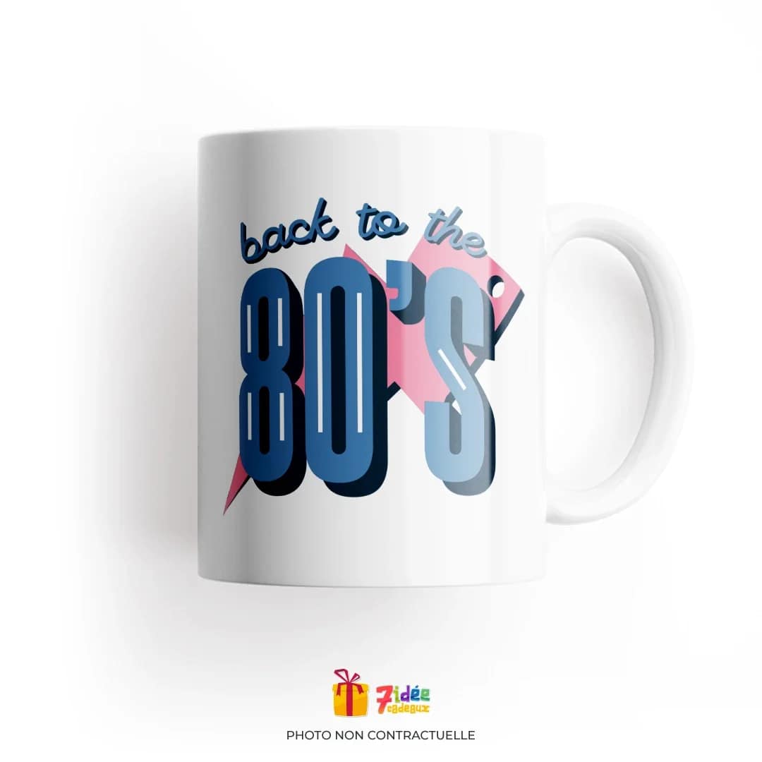 Mug "Back to the 80's" | 7idée cadeaux