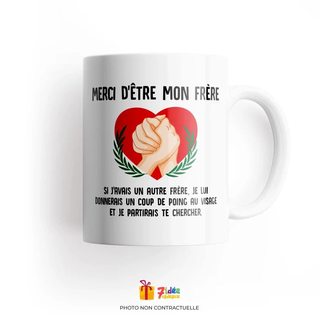 Mug "Merci d'être mon frère" | 7idée cadeaux