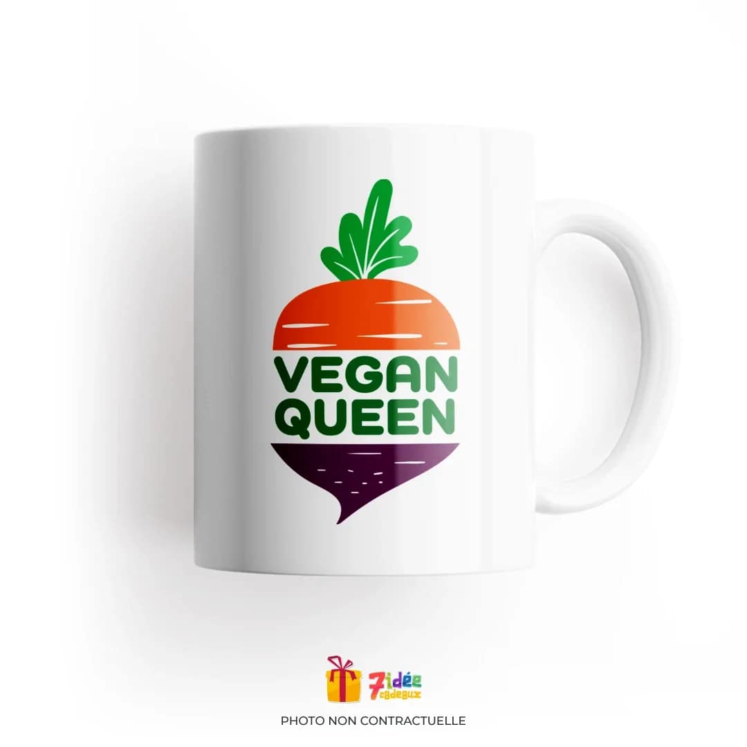 Mug "Vegan Queen" | 7idée cadeaux