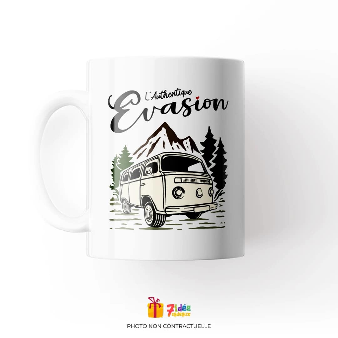 Mug "L'Authentique Évasion" | 7idée cadeaux
