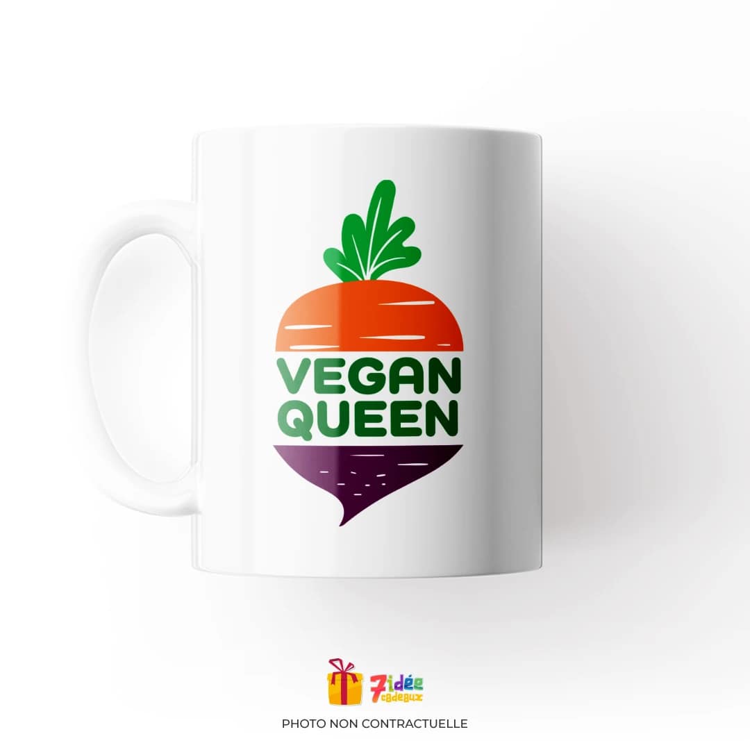 Mug "Vegan Queen" | 7idée cadeaux