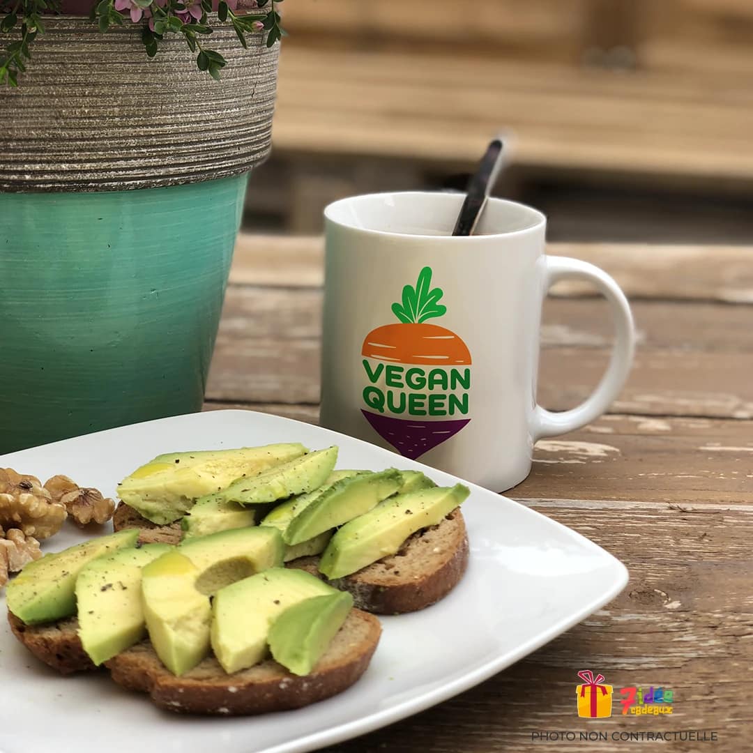 Mug "Vegan Queen" | 7idée cadeaux