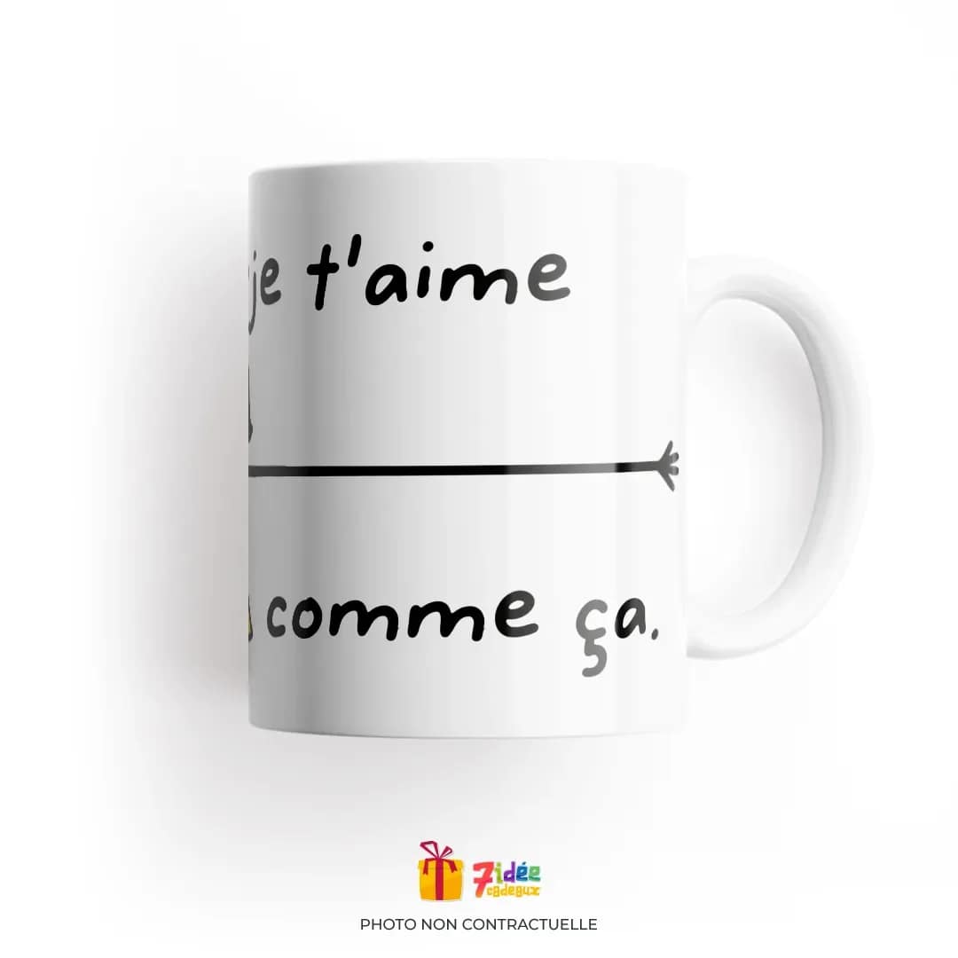 Mug "Maman/Papa, je t'aime grand comme ça" | 7idée cadeaux