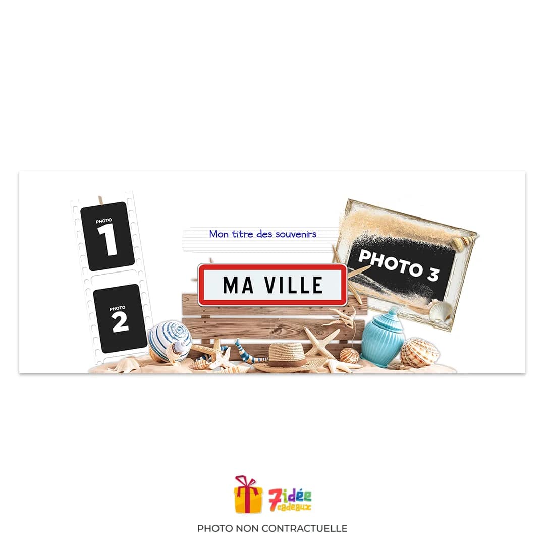 Détail du Mug "Souvenirs - La plage" | 7idée cadeaux