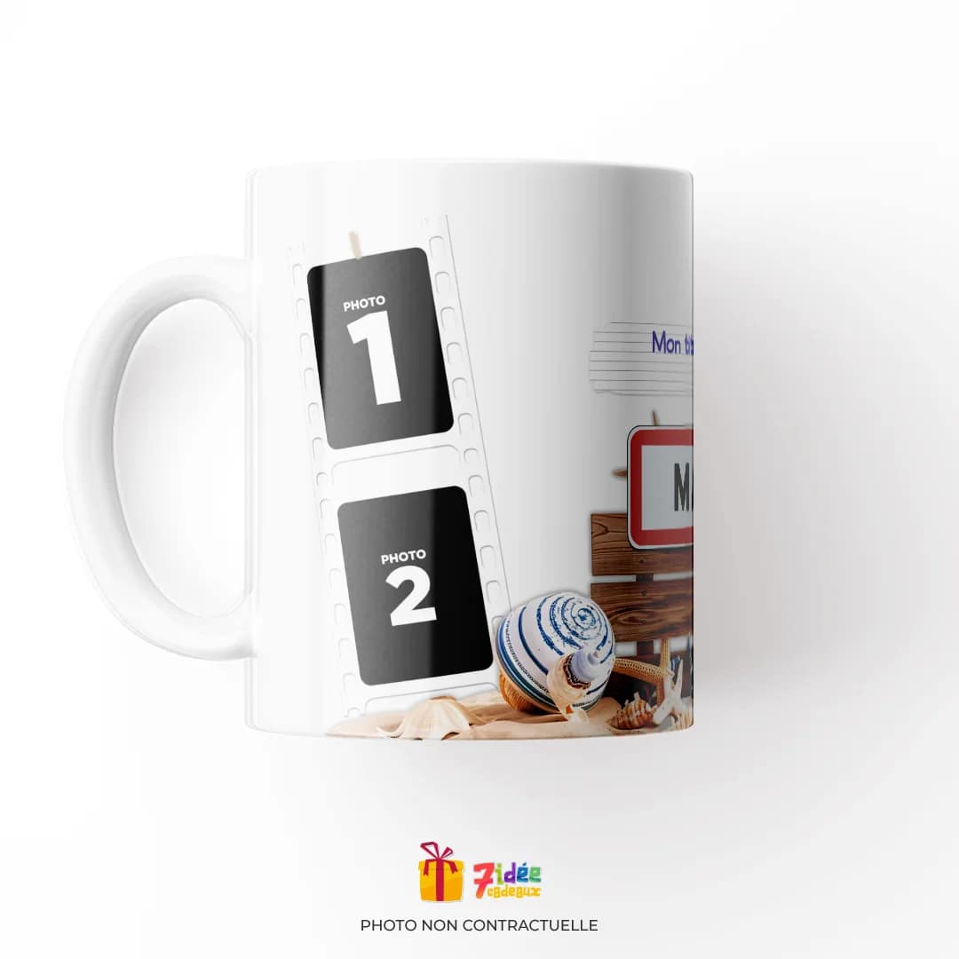 Mug "Souvenirs – La Plage" | 7idée cadeaux