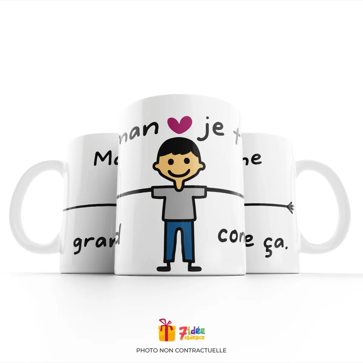 Mug « Maman, je t’aime grand comme ça »