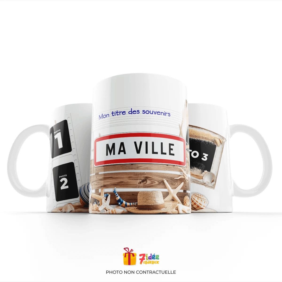 Mug "Souvenirs – La Plage" | 7idée cadeaux