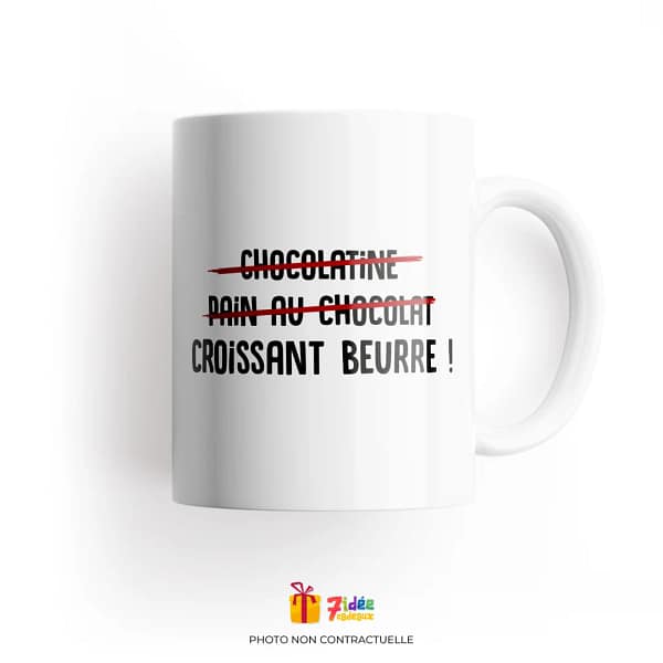 Mug "Croissant beurre" | 7idée cadeaux