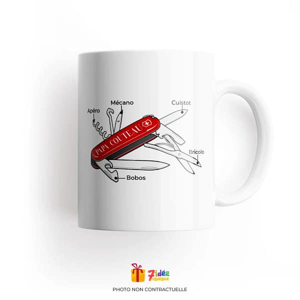 Mug "Papa couteau suisse" | 7idée cadeaux