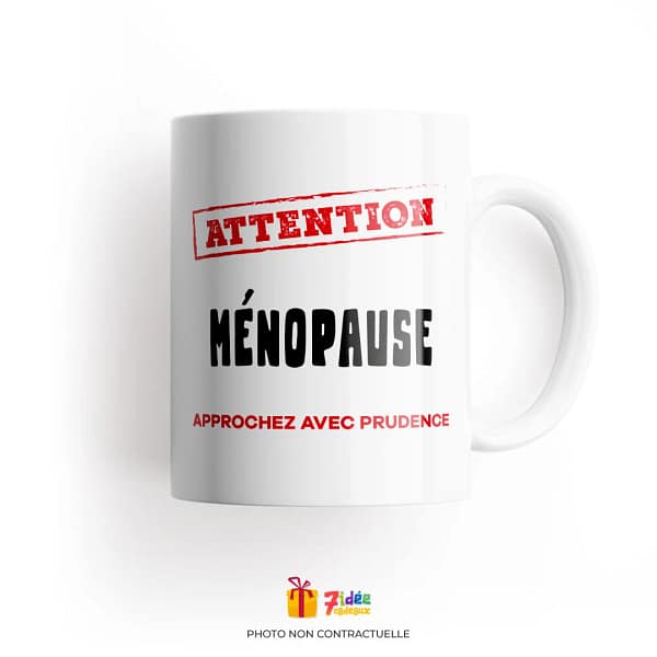 Mug "Attention Ménopause" | 7idée cadeaux