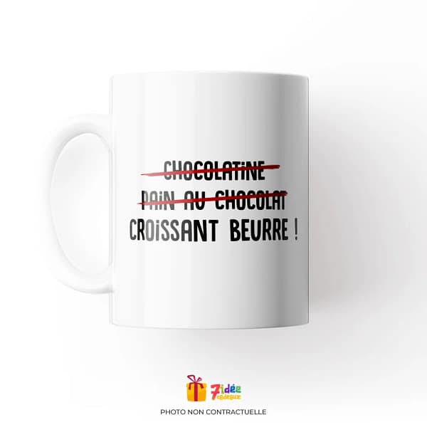 Mug "Croissant beurre" | 7idée cadeaux