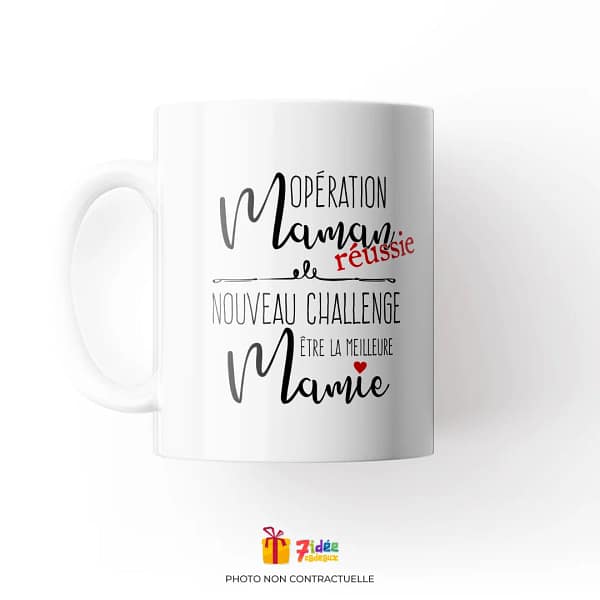 Mug "Challenge Mamie" | 7idée cadeaux