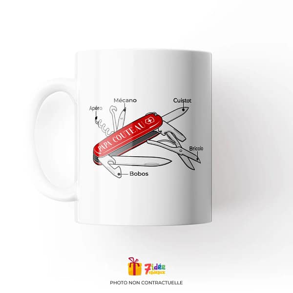 Mug "Papa couteau suisse" | 7idée cadeaux