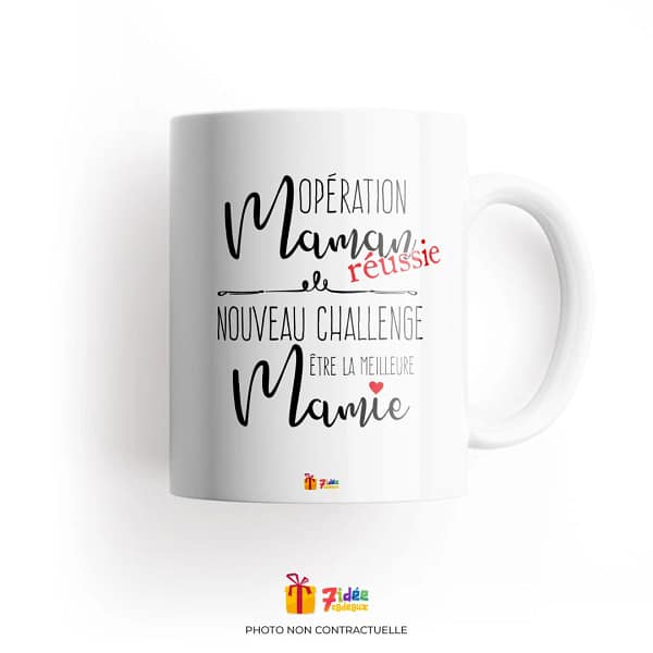 Mug "Challenge Mamie" | 7idée cadeaux
