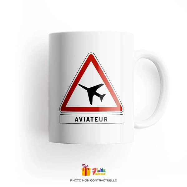 Mug "Aviateur" | 7idée cadeaux