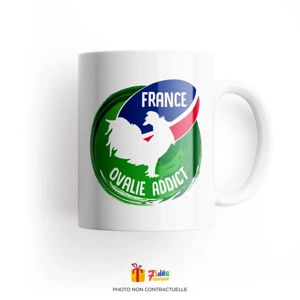 Mug "Ovalie Addict" | 7idée cadeaux