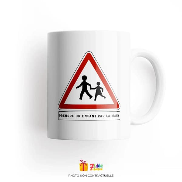 Mug "Prendre un enfant par la main" | 7idée cadeaux