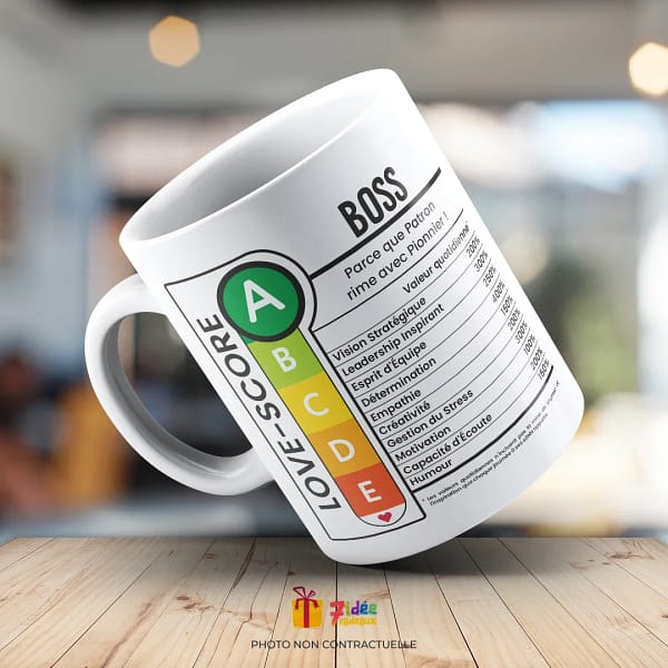 Mug Love-Score "Boss" | 7idée cadeaux