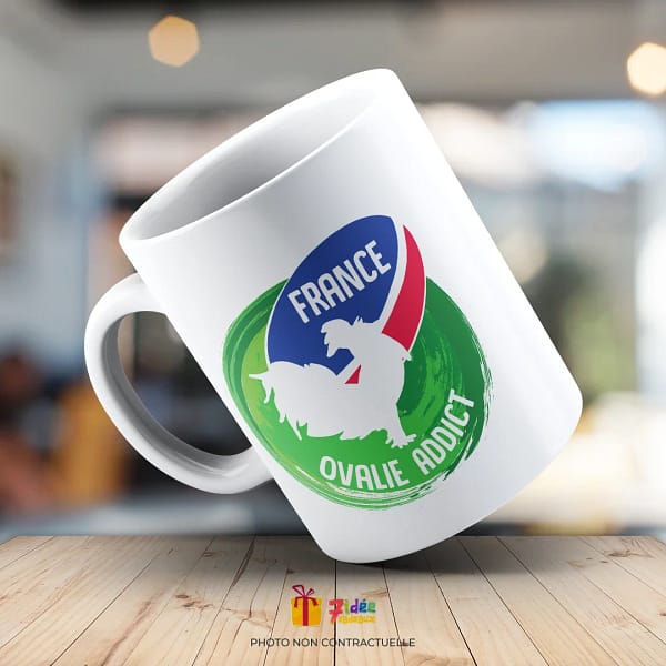 Mug "Ovalie Addict" | 7idée cadeaux