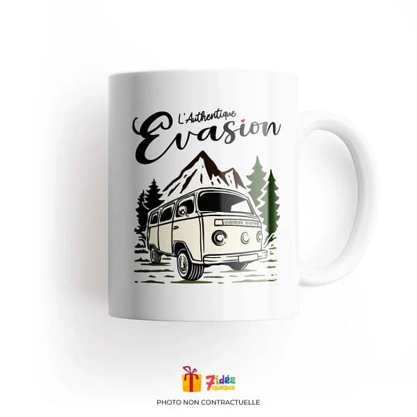 Mug "L'Authentique Évasion" | 7idée cadeaux