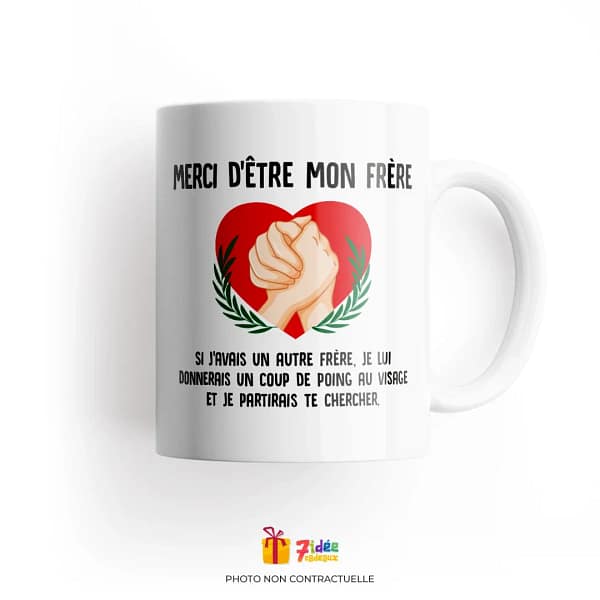 Mug "Merci d'être mon frère" | 7idée cadeaux