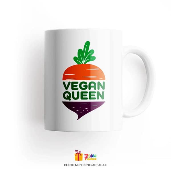 Mug "Vegan Queen" | 7idée cadeaux