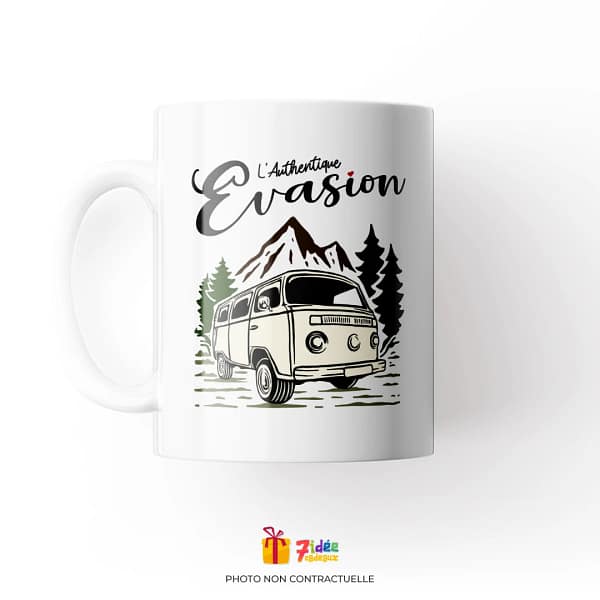 Mug "L'Authentique Évasion" | 7idée cadeaux